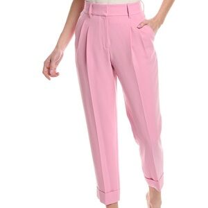 Lafayette 148 Ellis Pink Pleated Pants Sz 4
